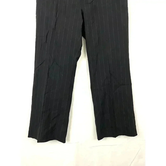 Banana Republic Pants Black Size 10R Martin Fit Career Wool Blend Lined - Picture 5 of 13